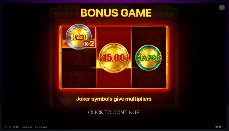 Бонуси та фріспіни для Royal Joker