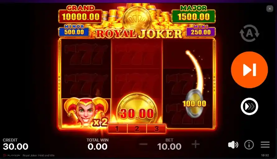 Грати в Royal Joker Hold and Win на мобільному