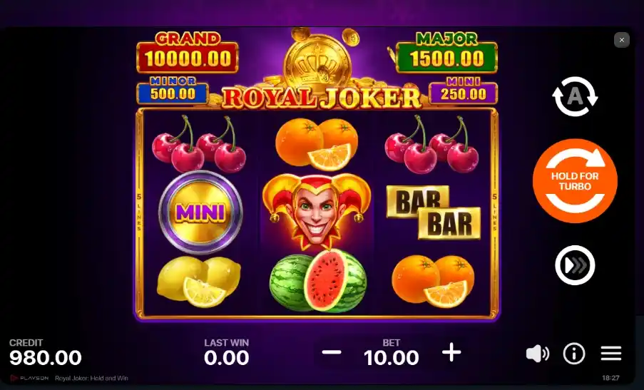 Royal Joker Hold and Win: що це за слот?