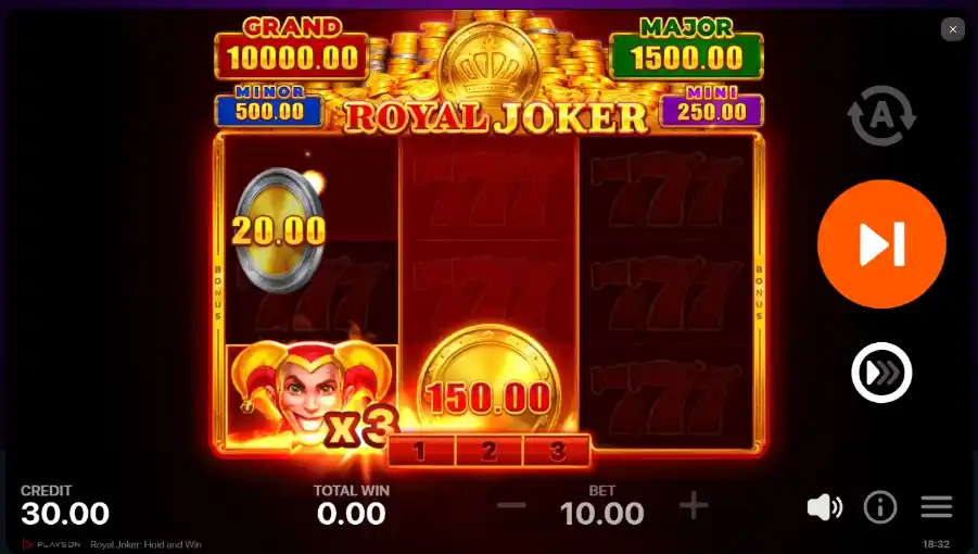 Royal Joker Hold and Win від Playson